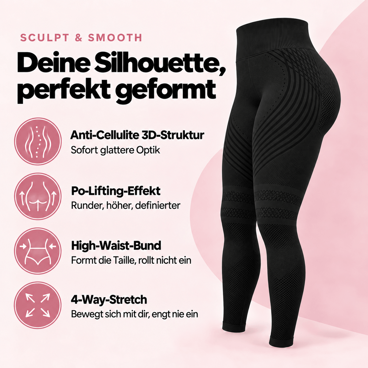 3D Anti-Cellulite-Kompressionsleggings