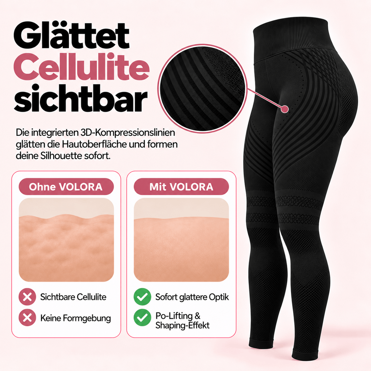 3D Anti-Cellulite-Kompressionsleggings